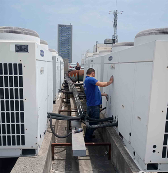 清苑中央空调制热和不制冷系统维修方法